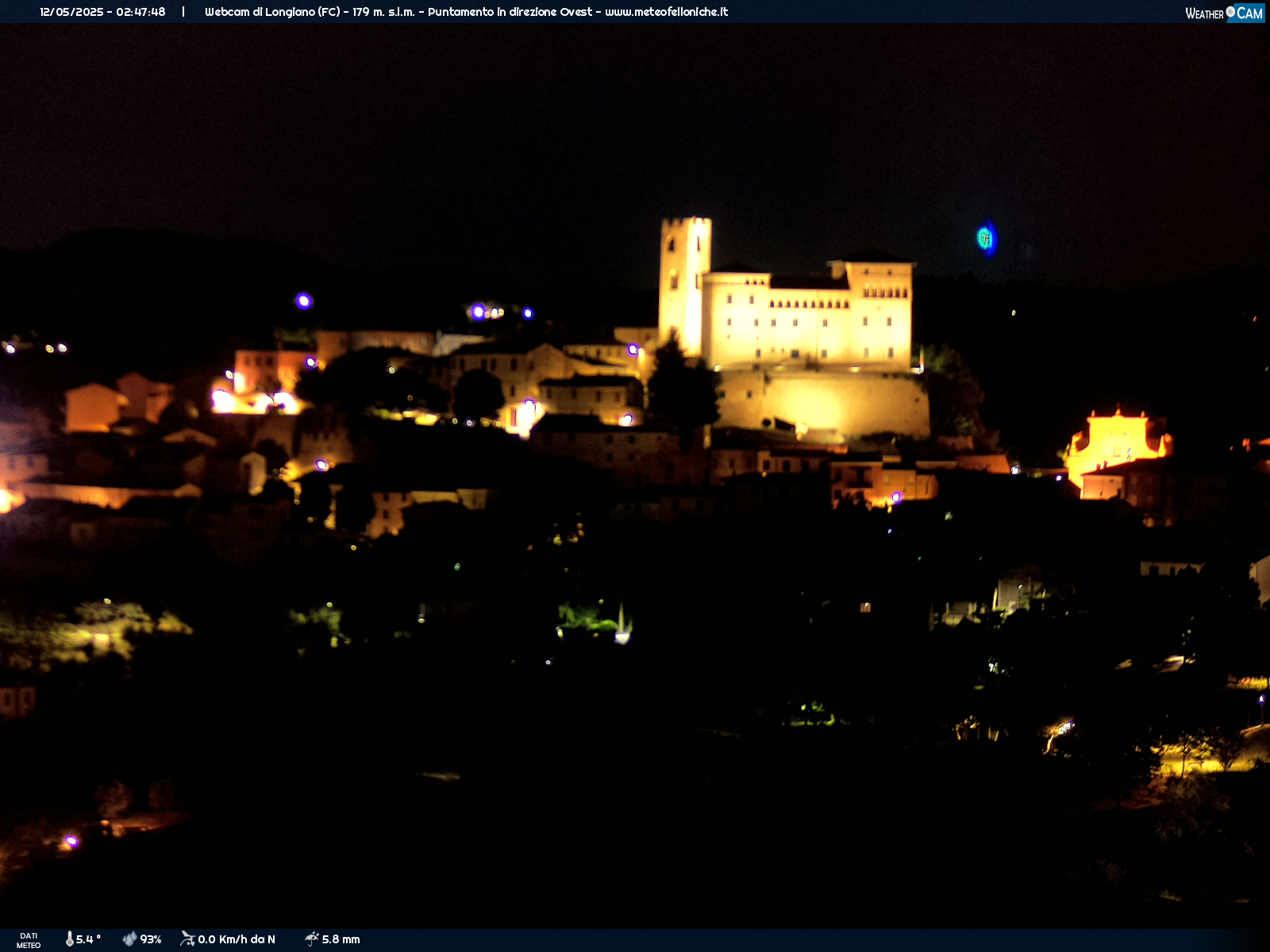 immagine della webcam nei dintorni di Forlì: webcam Longiano